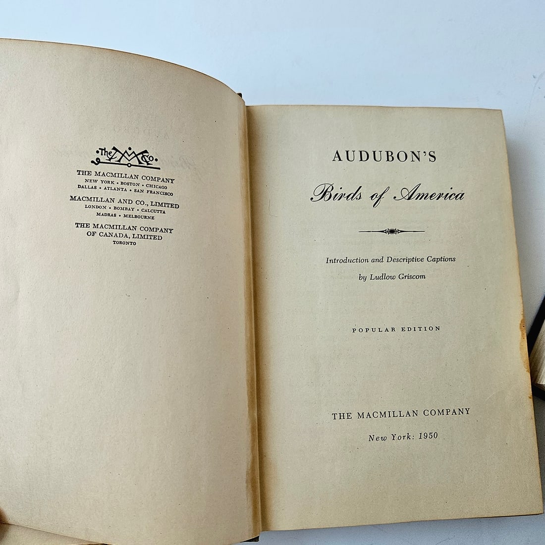 Audubon BIRDS OF AMERICA Book Lot - 7