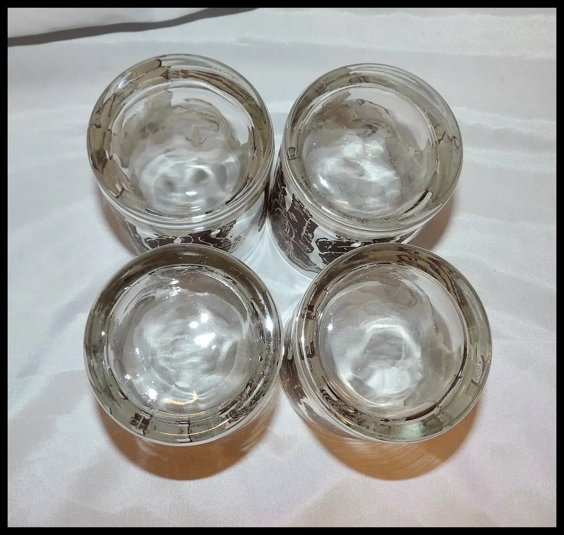 Vintage Tastesetter ELEPHANTS Safari Double Old Fashioned Cocktail Glasses - 7