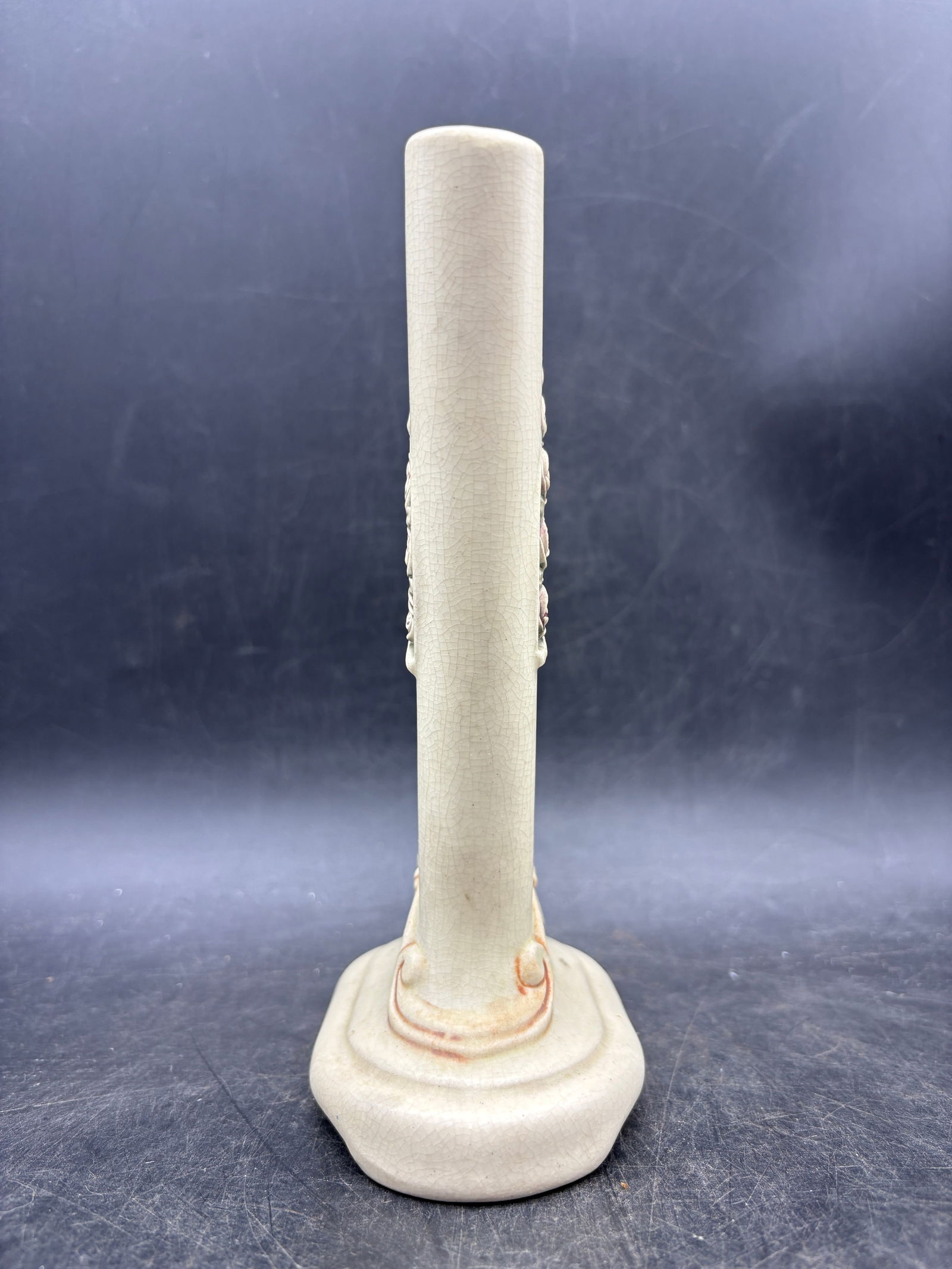 Weller ROMA Pottery Triple Bud Vase Art Pottery 1914-1920 - 3