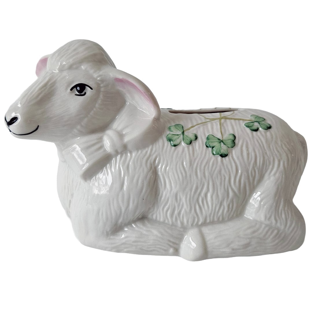 Belleek Shamrock Lamb Piggy Bank (1 of 6)
