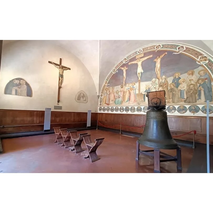 Framed 1854 Albumen Print of The Crucifixion ca. 1420–23 Fra Angelico (Guido di Pietro) - 9