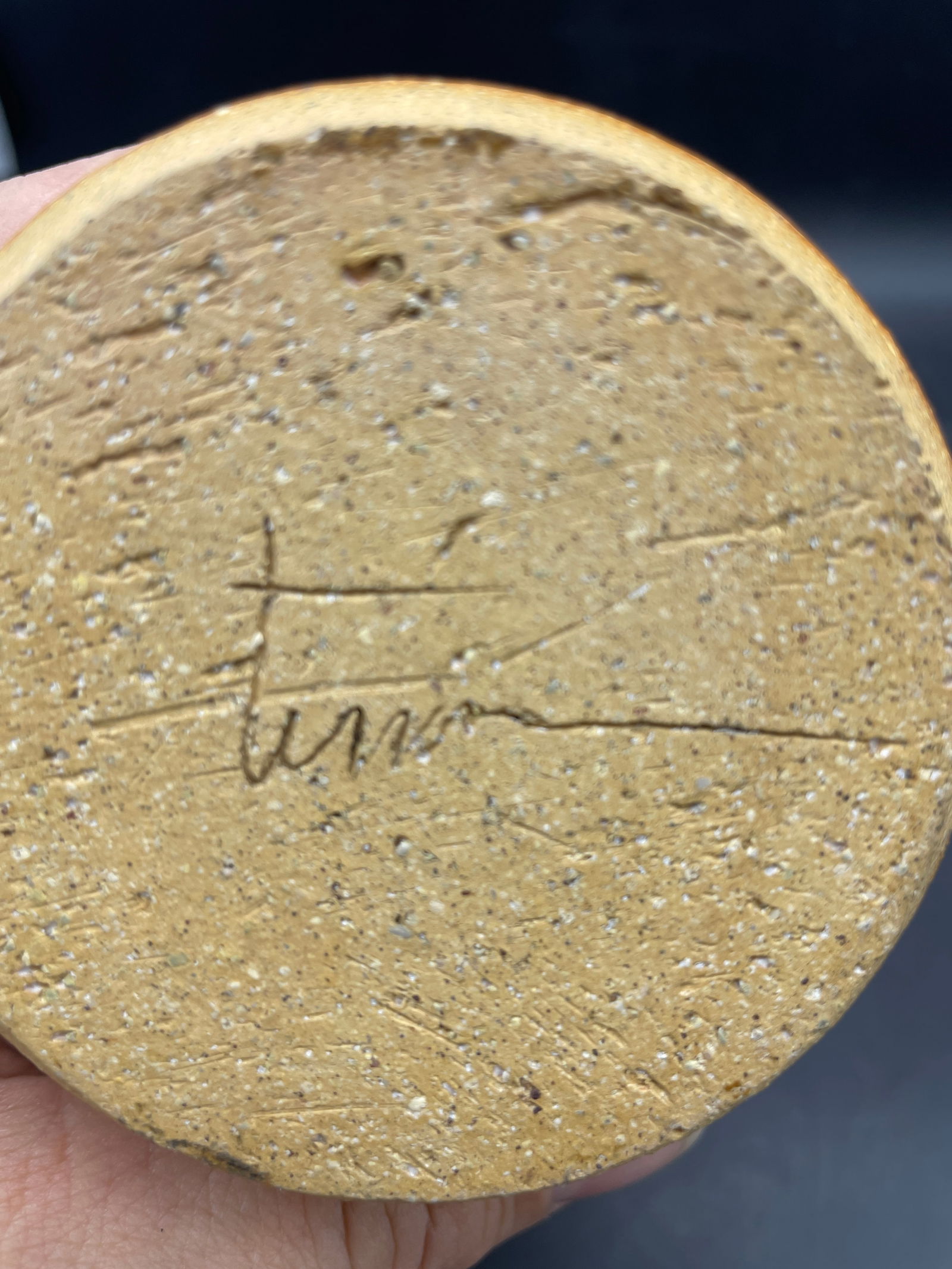 Handmade Signed Art Pottery Vessel Jug Vase - 4