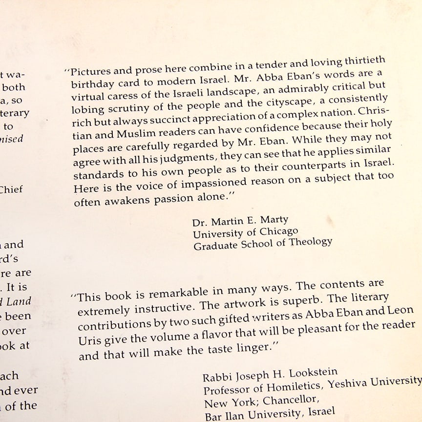 Promised Land 1978 Hardcover First Edition with Dust Jacket - 12