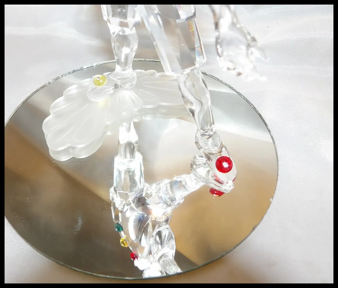 Swarovski Crystal 1999 Annual SCS Masquerade Pierrot Clown In Box - 14