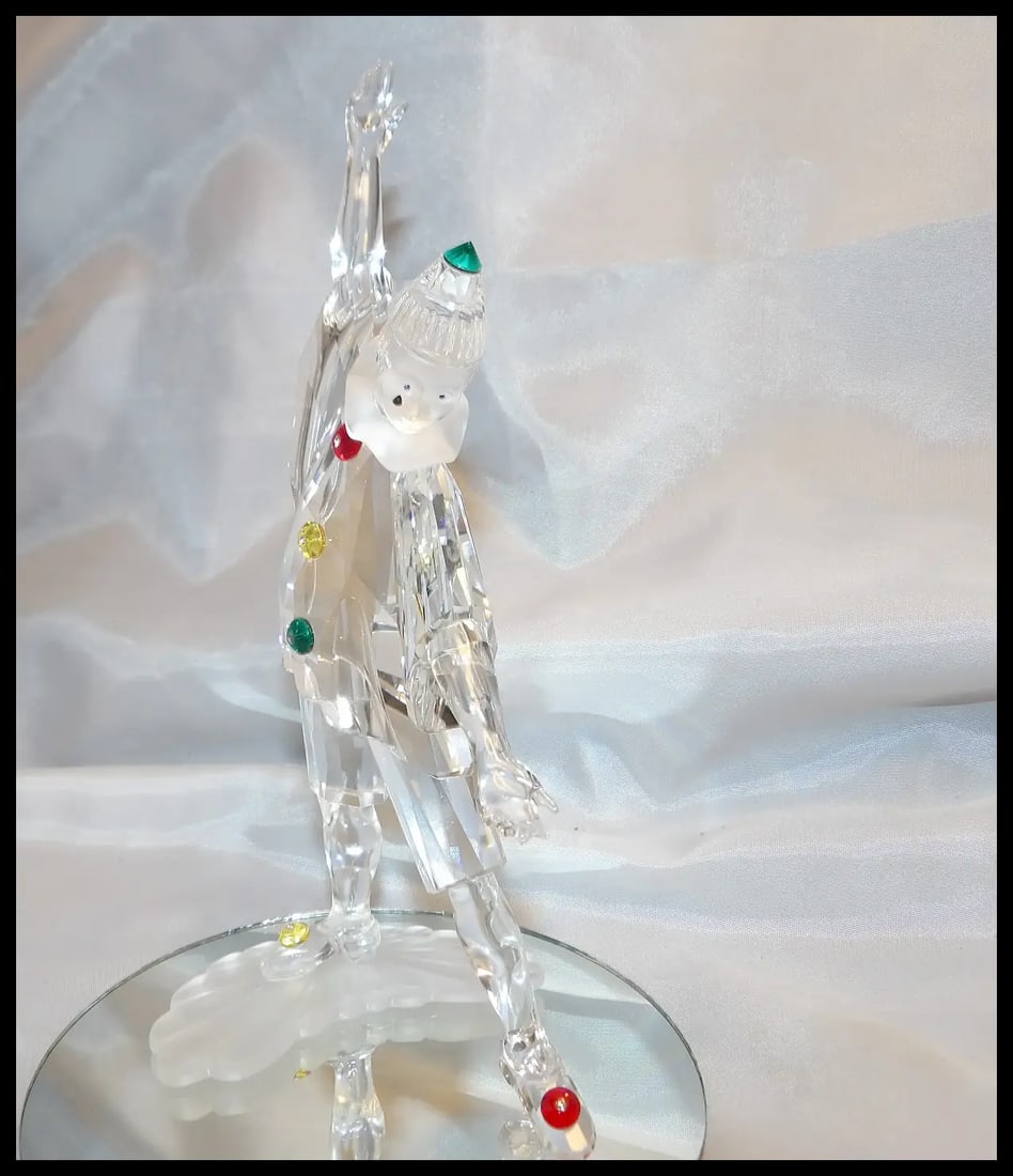 Swarovski Crystal 1999 Annual SCS Masquerade Pierrot Clown In Box - 2