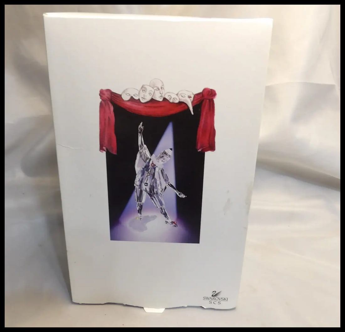 Swarovski Crystal 1999 Annual SCS Masquerade Pierrot Clown In Box - 8