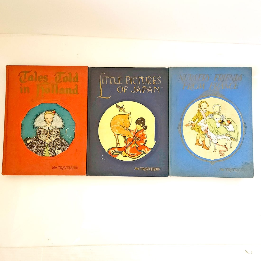 My Travelship Tales Complete 3 Vol Set Circa 1925 Illustrated Children's Books (1 of 18)