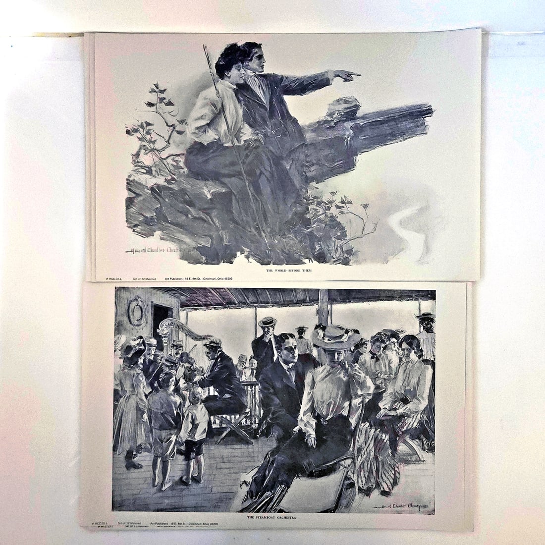 Howard Chandler Christy B&W Lithographs by Art Publishers, Cincinnati OH - 10