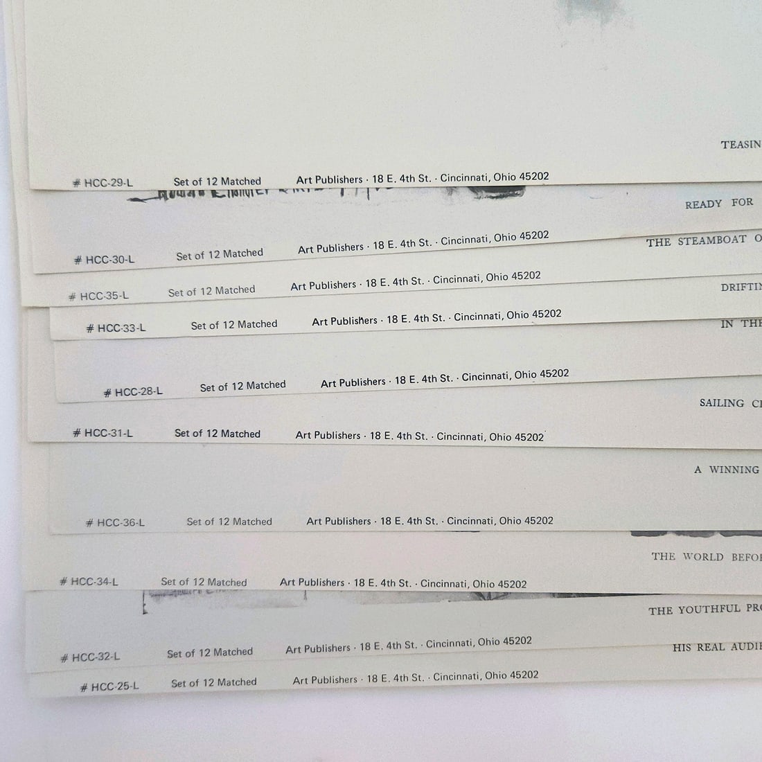 Howard Chandler Christy B&W Lithographs by Art Publishers, Cincinnati OH - 13