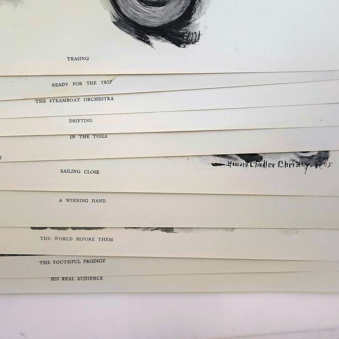 Howard Chandler Christy B&W Lithographs by Art Publishers, Cincinnati OH - 14