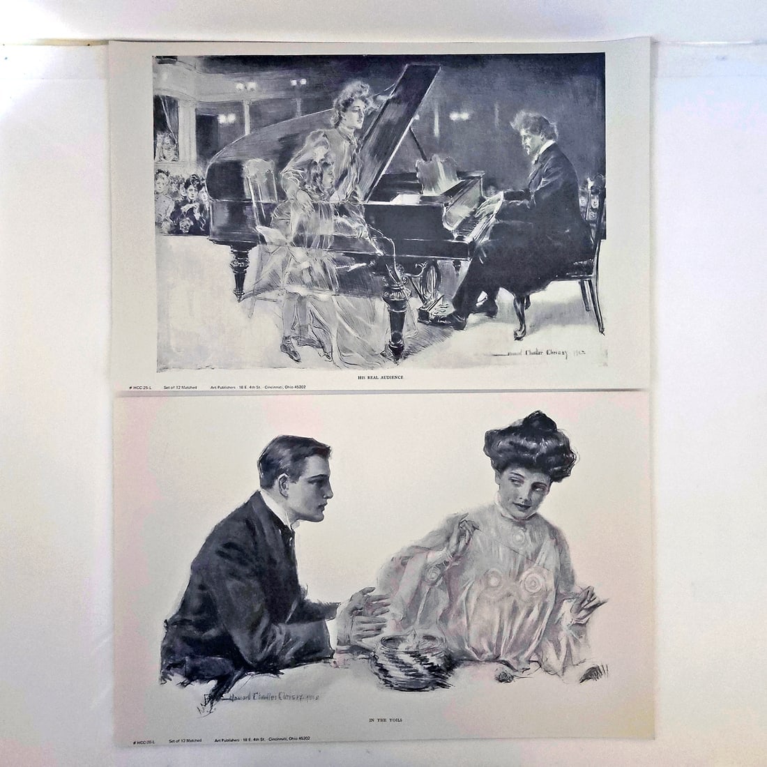 Howard Chandler Christy B&W Lithographs by Art Publishers, Cincinnati OH - 8