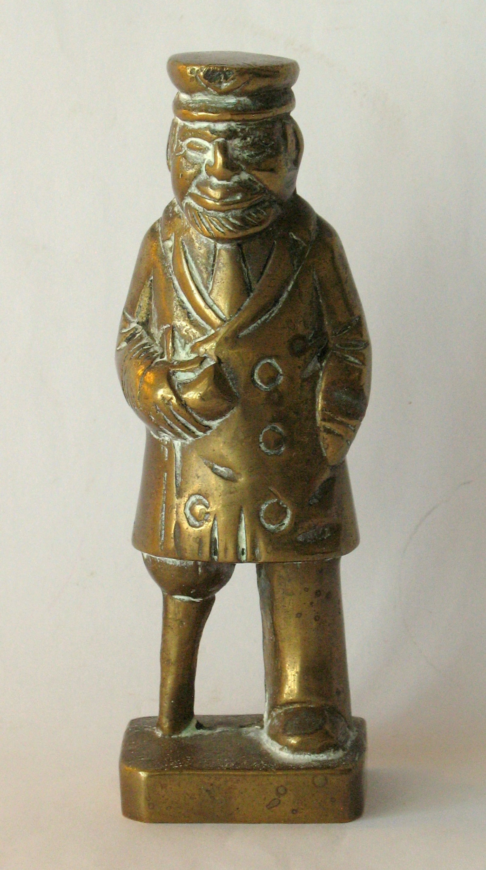 Vintage cast brass “Old Salt” paper weight. (1 of 2)