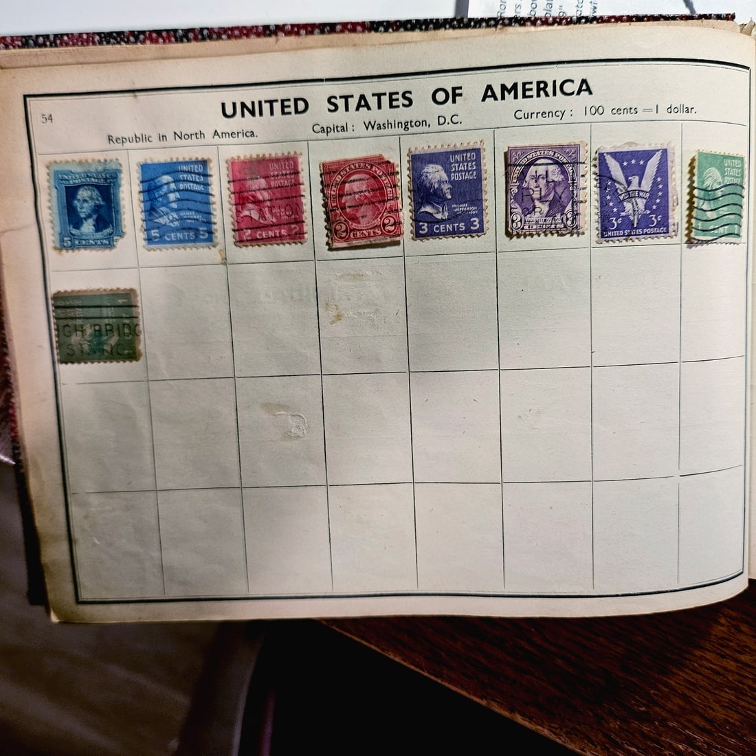 Vintage Cromwell Series WORLD WIDE stamp album for British and Foreign Stamps Circa 1940-1950 - 4