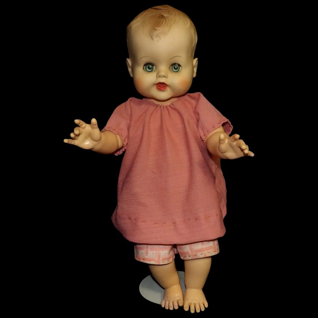 AE ALLIED EASTERN 576 41 Wet Drink Baby 19" Baby Poseable Sleep Eyes Doll (1 of 9)