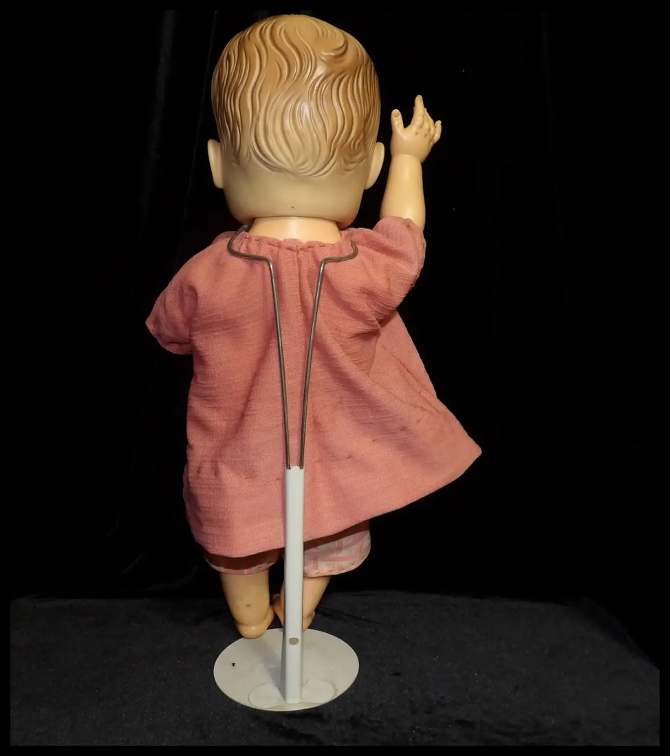 AE ALLIED EASTERN 576 41 Wet Drink Baby 19" Baby Poseable Sleep Eyes Doll - 3