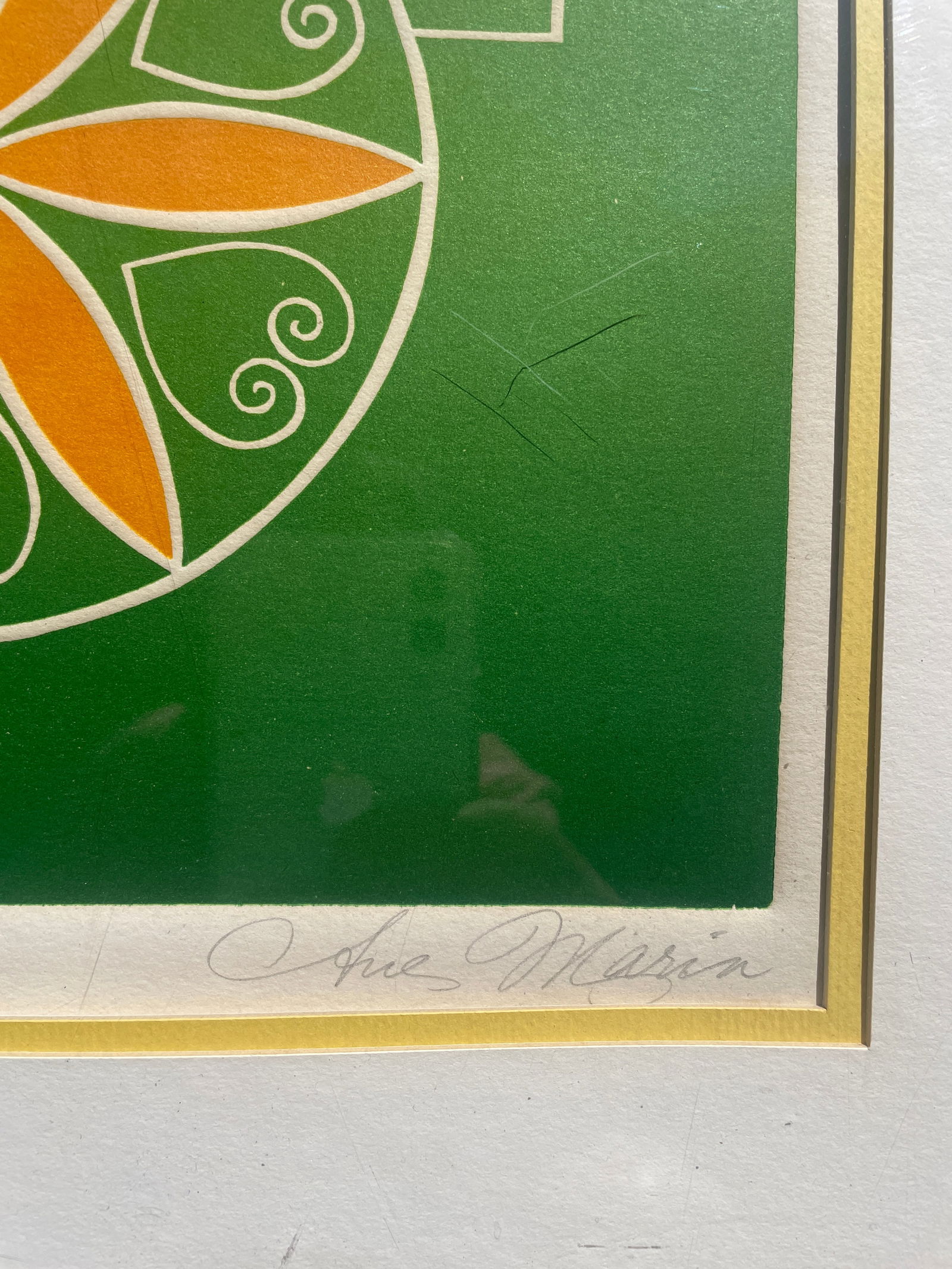 Vintage Etching AVE MARIA "April Showers" Signed Framed Limited Edition 16/275 - 3