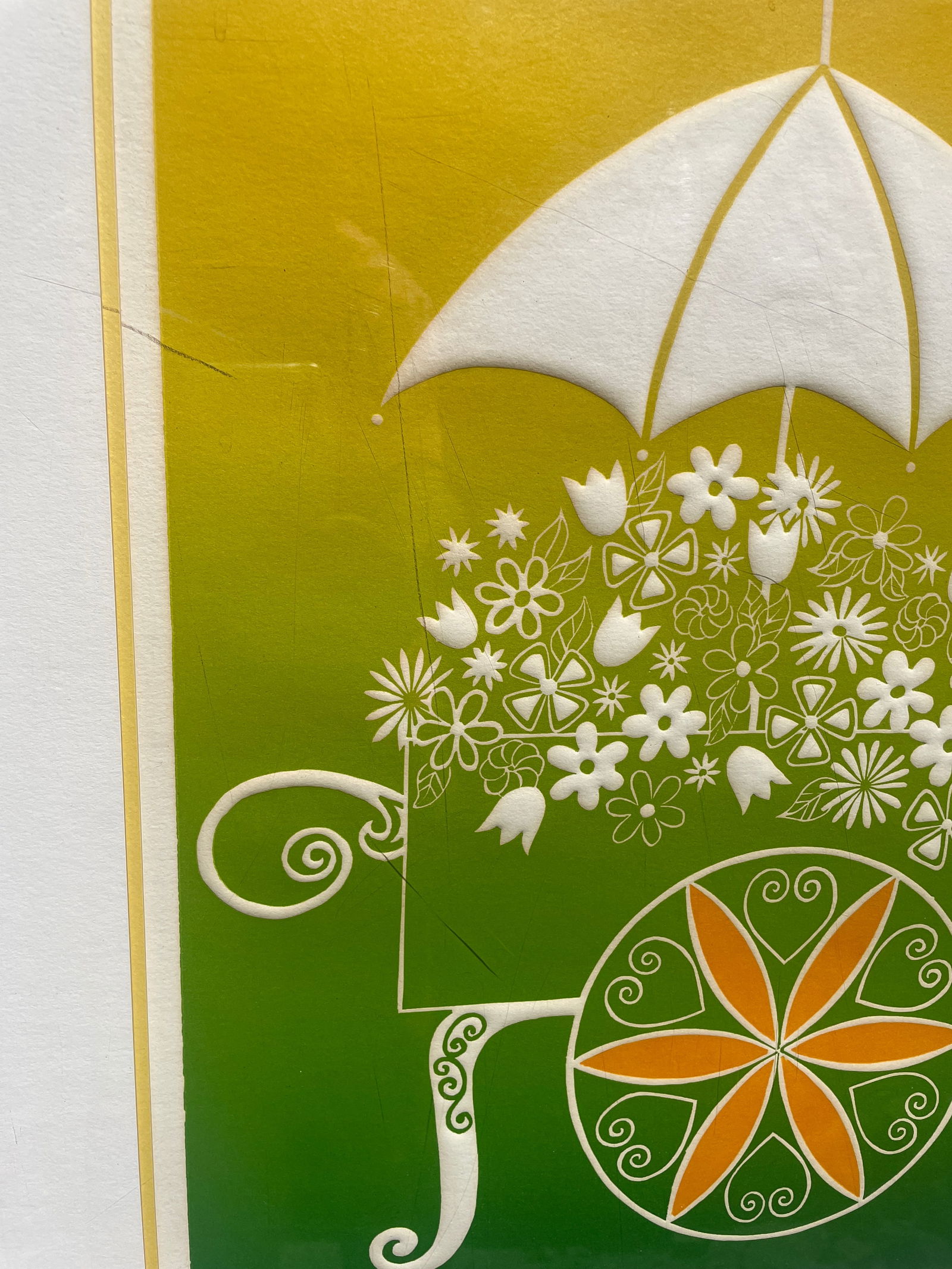 Vintage Etching AVE MARIA "April Showers" Signed Framed Limited Edition 16/275 - 5