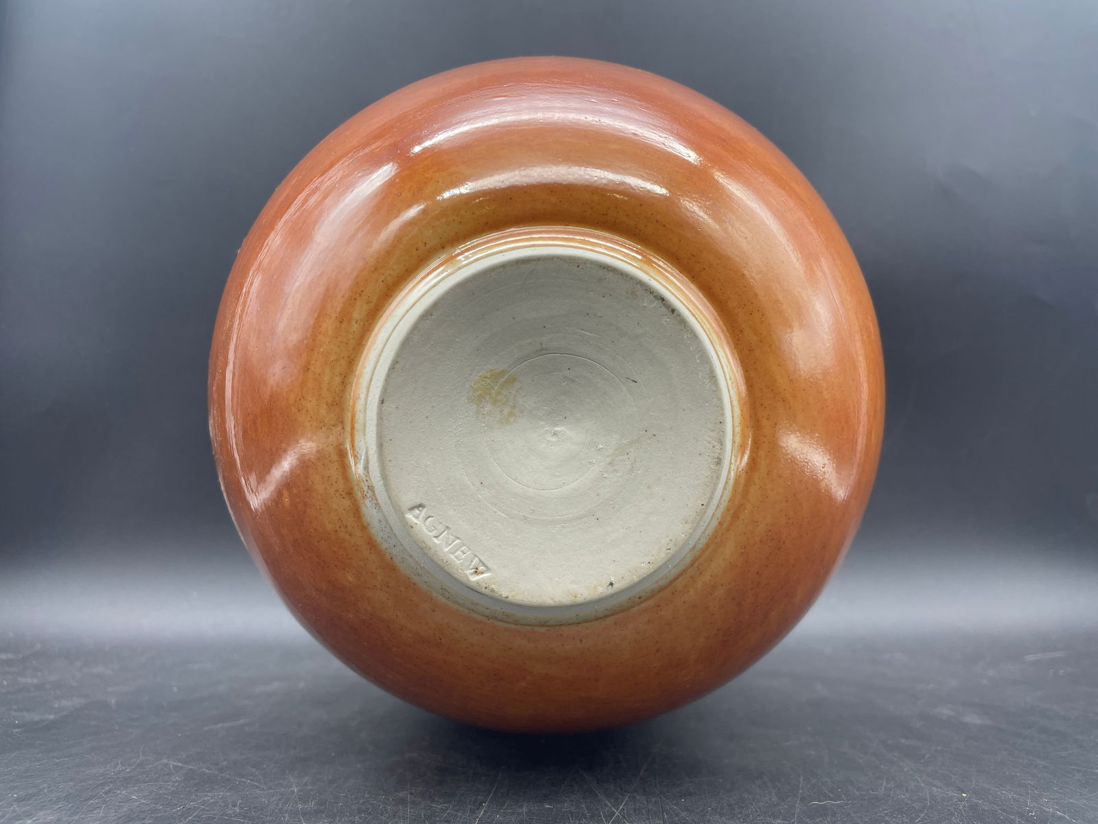 TOM AGNEW Northern Ireland RAKU Studio Art Pottery Vase 9.5” Tall RARE - 6