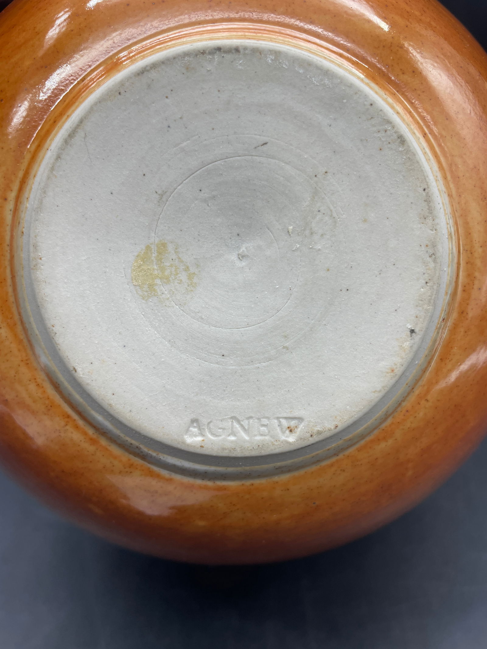 TOM AGNEW Northern Ireland RAKU Studio Art Pottery Vase 9.5” Tall RARE - 7