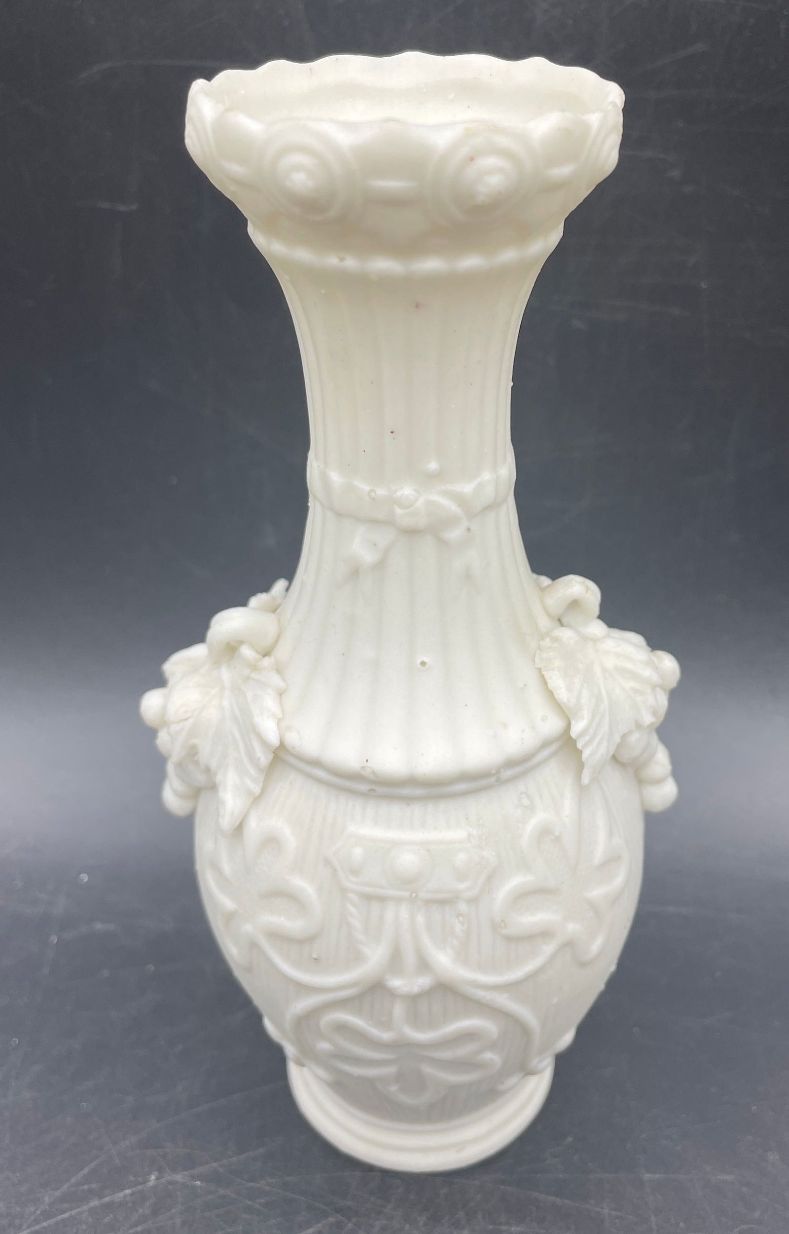 C.1850's Antique Bennington Parian Vase - 2