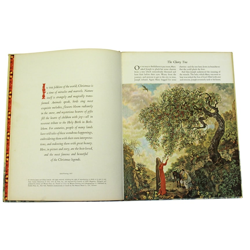 The Golden Book of Christmas Tales: Legends from Many Lands 1963 HC - 5