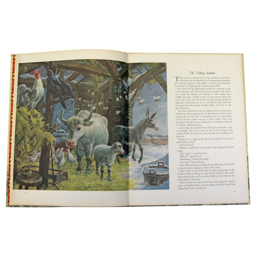The Golden Book of Christmas Tales: Legends from Many Lands 1963 HC - 7