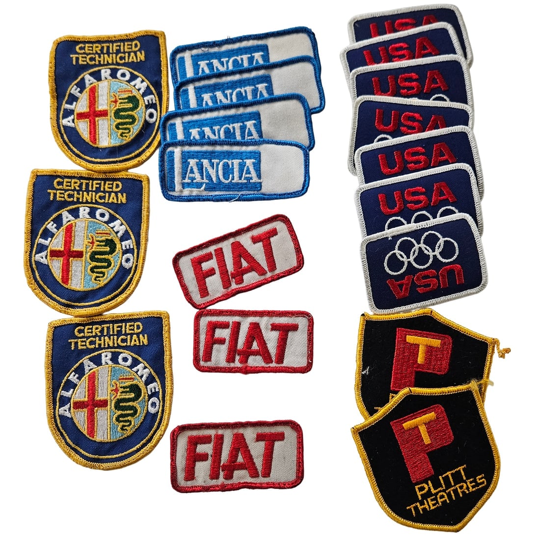 Eclectic Collection of Vintage Club and Automotive Embroidered Patches - 2