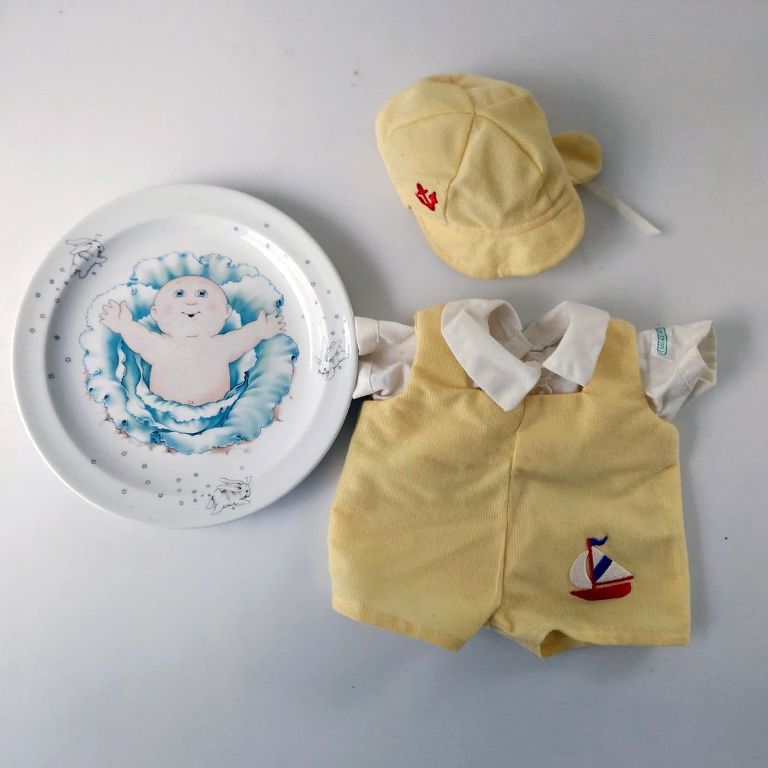 Cabbage Patch Kids Clothing, Adoption Papers, Plate and Figurines Collection - 9