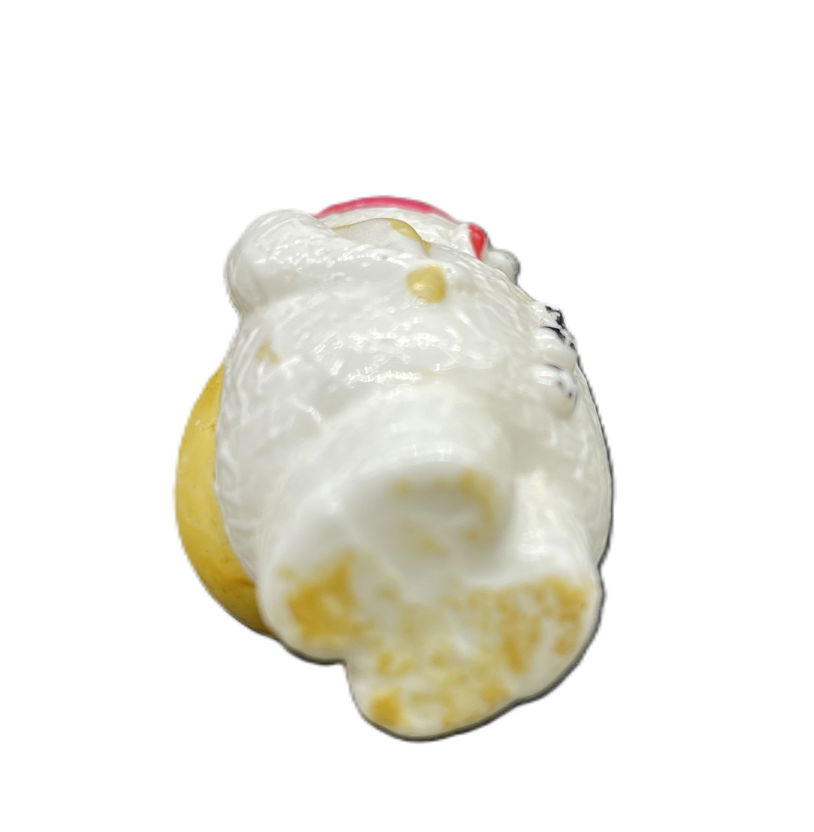 VINTAGE Glass Figural Light Bulb Christmas Snowman - 6