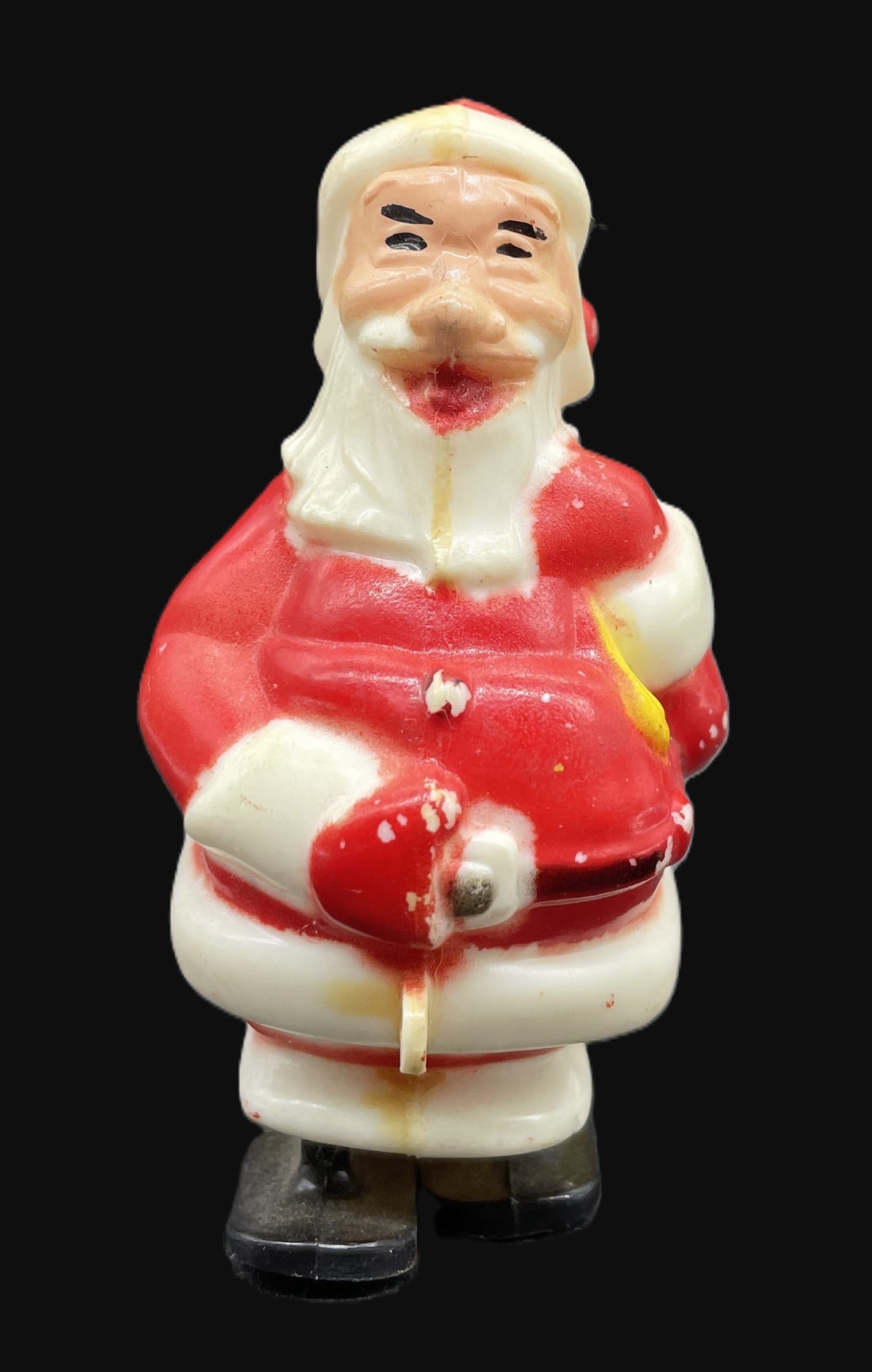 SANTA CLAUS w/ BAG OF TOYS RAMP WALKER TOY MARX HONG KONG - 5