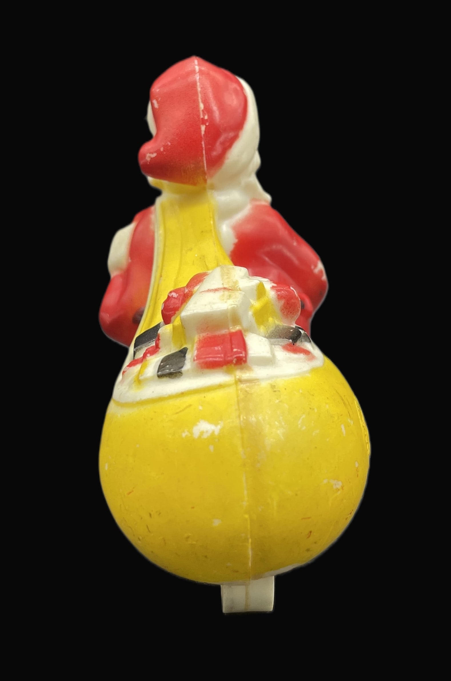 SANTA CLAUS w/ BAG OF TOYS RAMP WALKER TOY MARX HONG KONG - 6