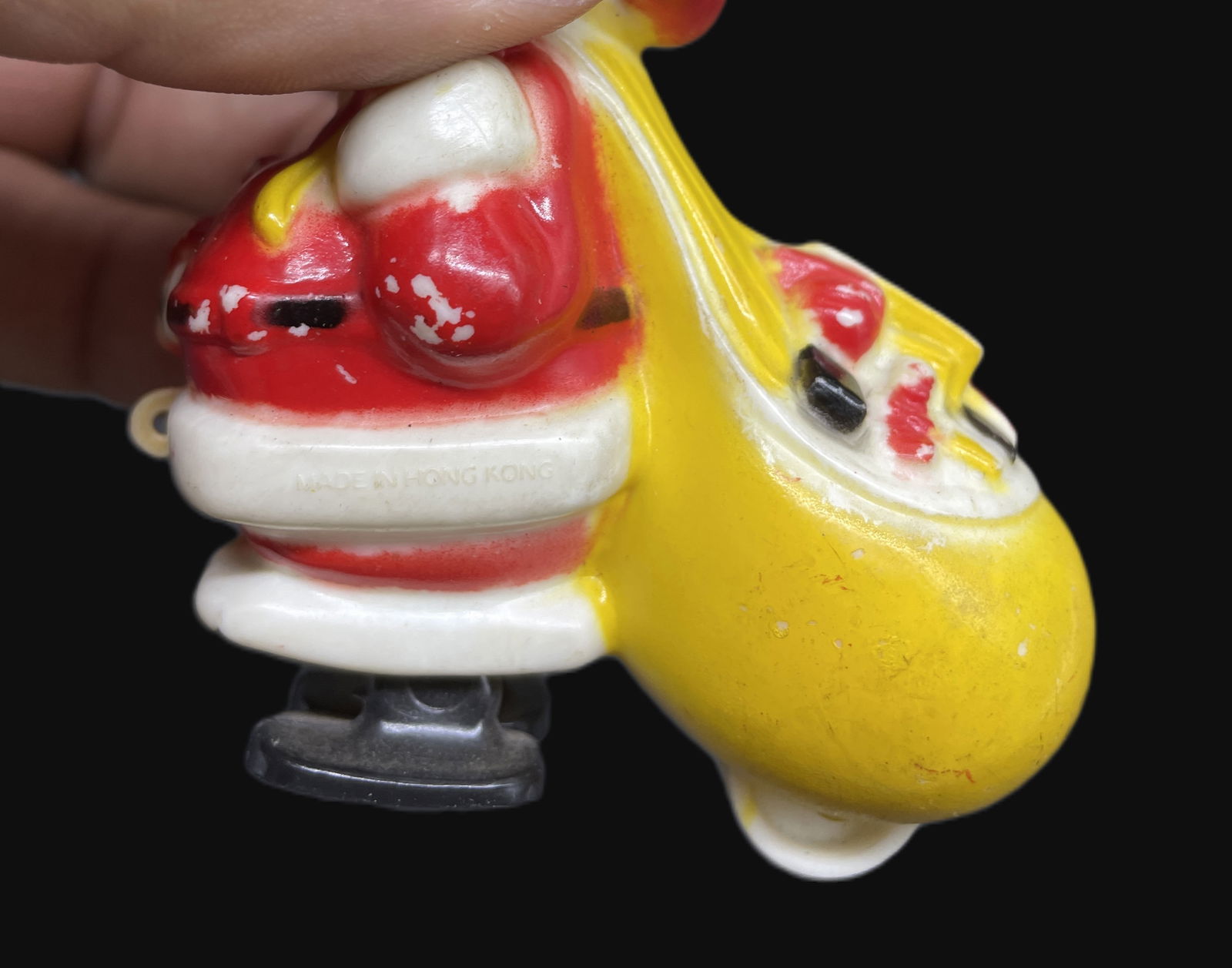 SANTA CLAUS w/ BAG OF TOYS RAMP WALKER TOY MARX HONG KONG - 7