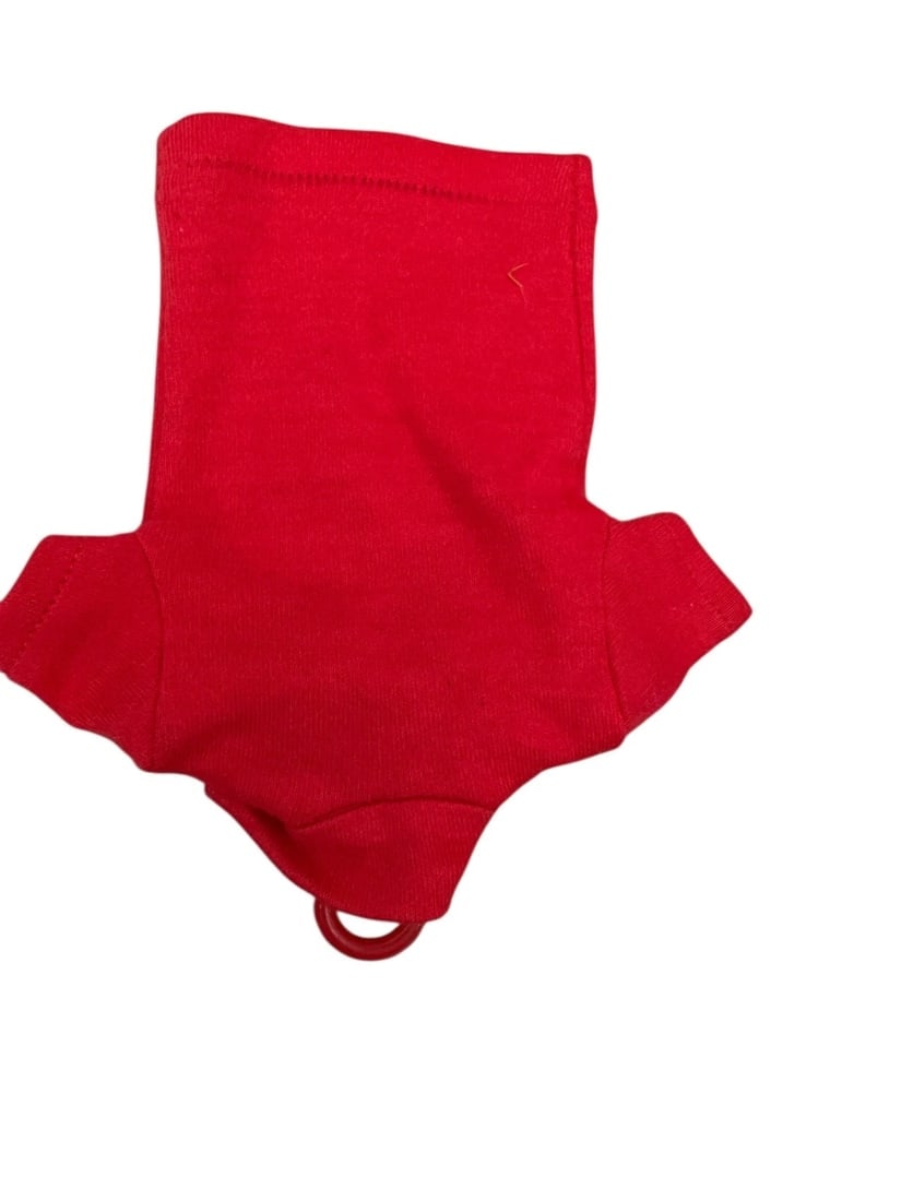 Vintage 1969 Mattel Barbie 1867 Dreams In Red Fur Robe Nightgown plus KEN items - 6