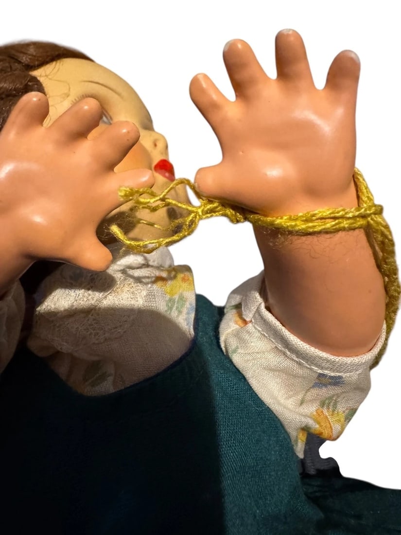 Vintage MMM Martha Maar 1900/30 RARE Folk Dress Doll W-Germany - 11