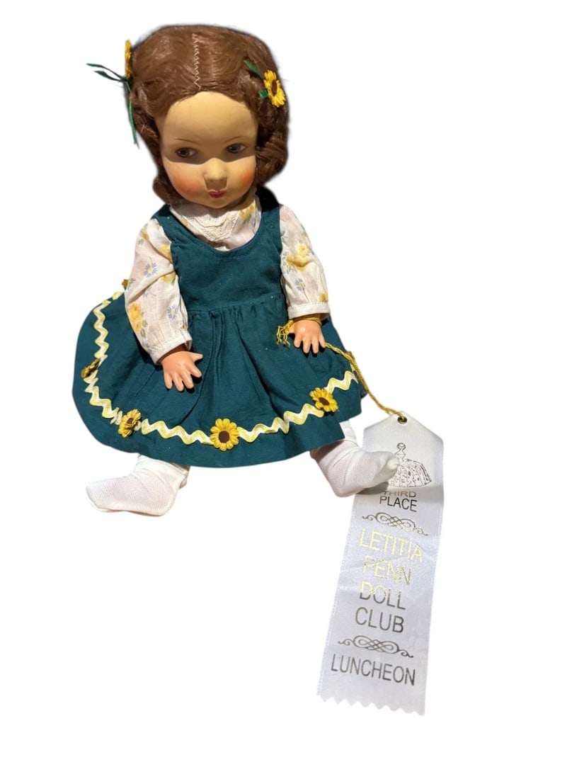 Vintage MMM Martha Maar 1900/30 RARE Folk Dress Doll W-Germany (1 of 12)