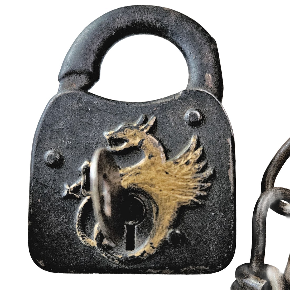 Vintage Brass and Steel Padlocks including Railroad - 9