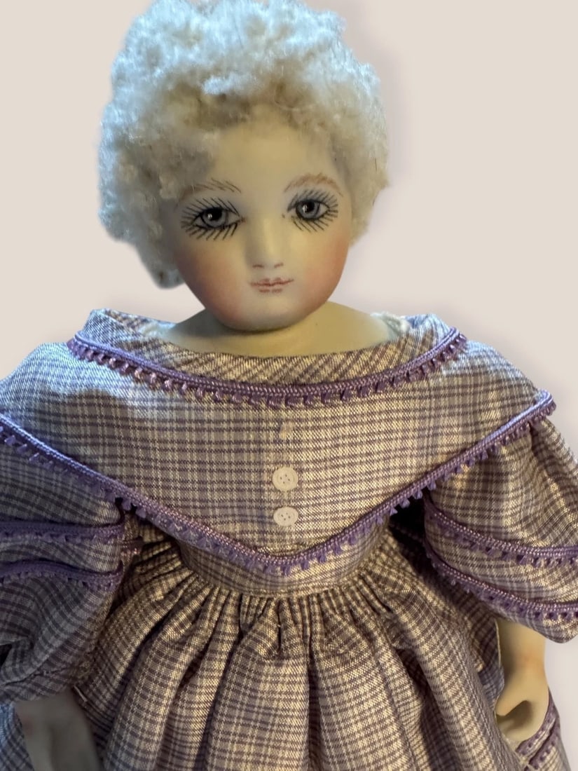 Doll Artist Cathy Hansen Bisque Huret Fashion Doll 8" - 2