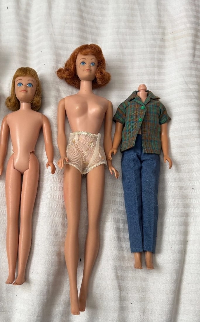 Vintage Mattel Midge Doll lot of 3 dolls Vtg Barbie - 8