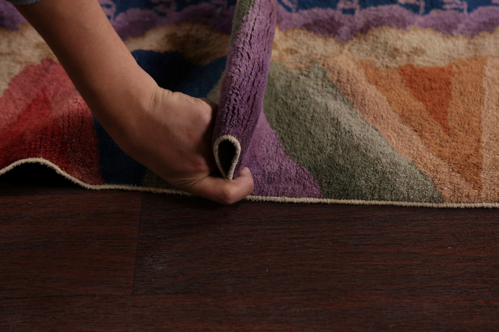 Antique 100% Vegetable Dye Art Deco Oriental Area Rug 9x11 - 15