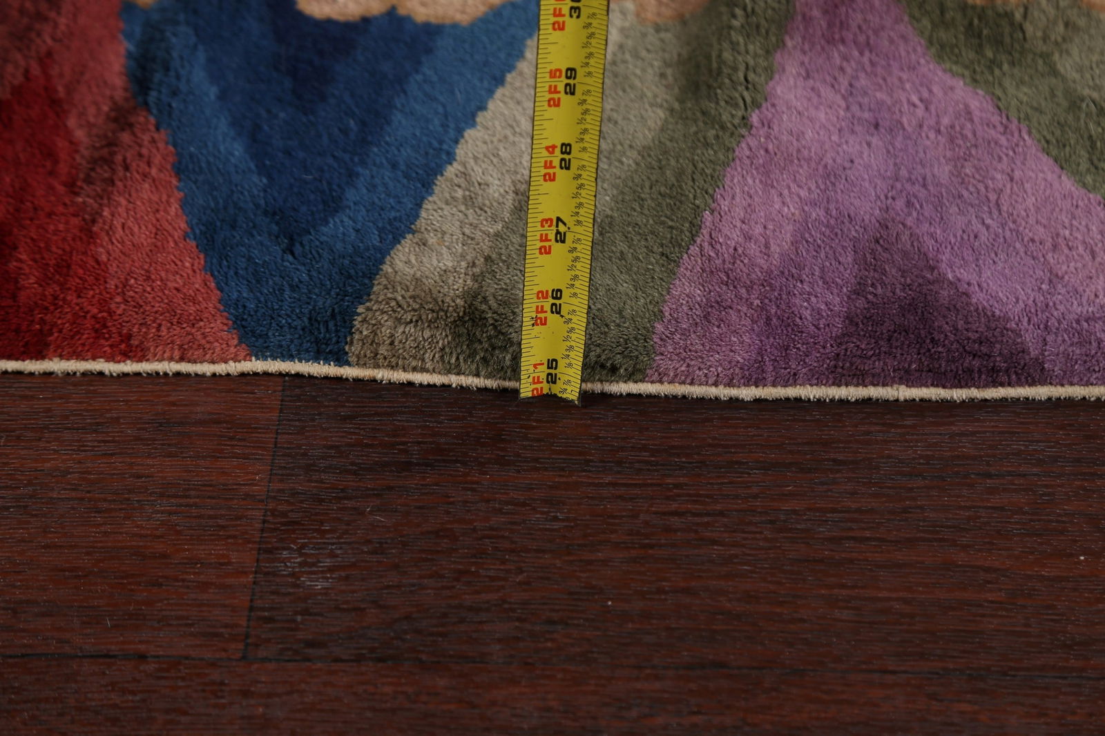 Antique 100% Vegetable Dye Art Deco Oriental Area Rug 9x11 - 16