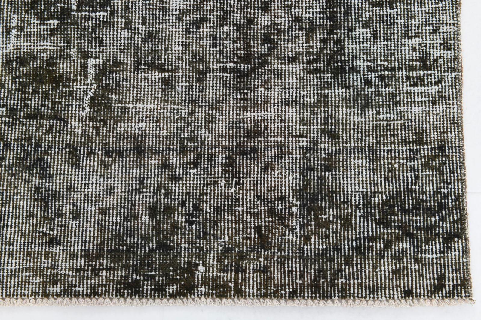 2'6'' x 10'0'' Handmade Vintage Wool Rug - 7105 - 19