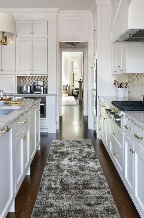 2'6'' x 10'0'' Handmade Vintage Wool Rug - 7105 - 3