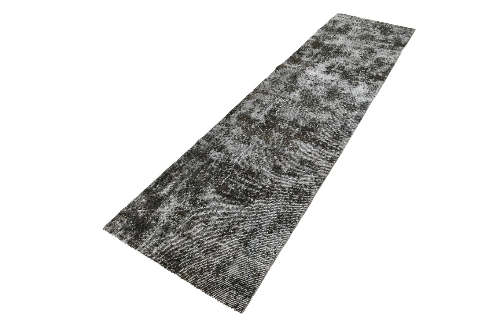 2'6'' x 10'0'' Handmade Vintage Wool Rug - 7105 - 4