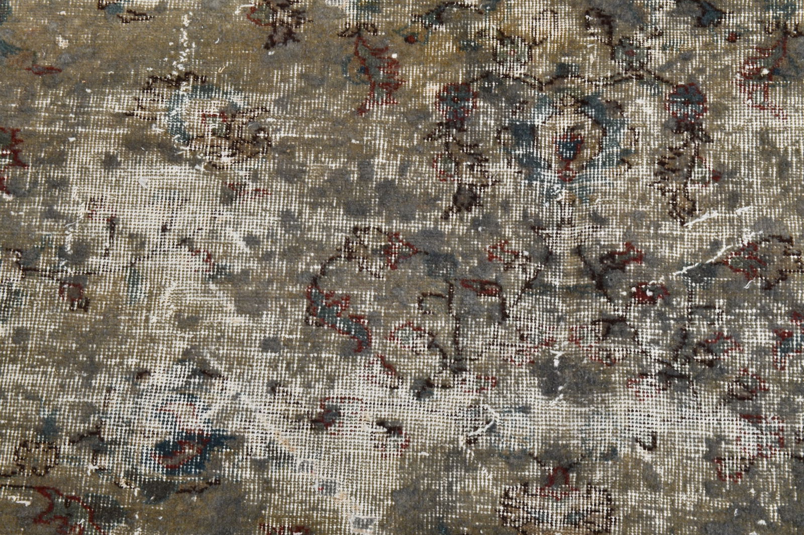 7'6'' x 10'11'' Handmade Vintage Wool Rug - 22256 - 9