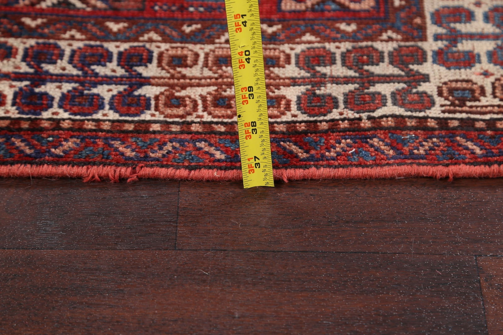 Pre-1900 Antique Vegetable Dye Shiraz Persian Area Rug 4x5 - 16