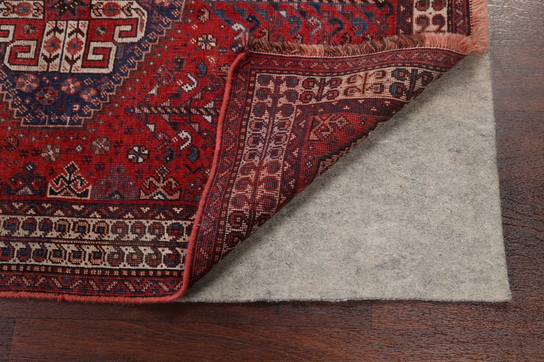 Pre-1900 Antique Vegetable Dye Shiraz Persian Area Rug 4x5 - 7