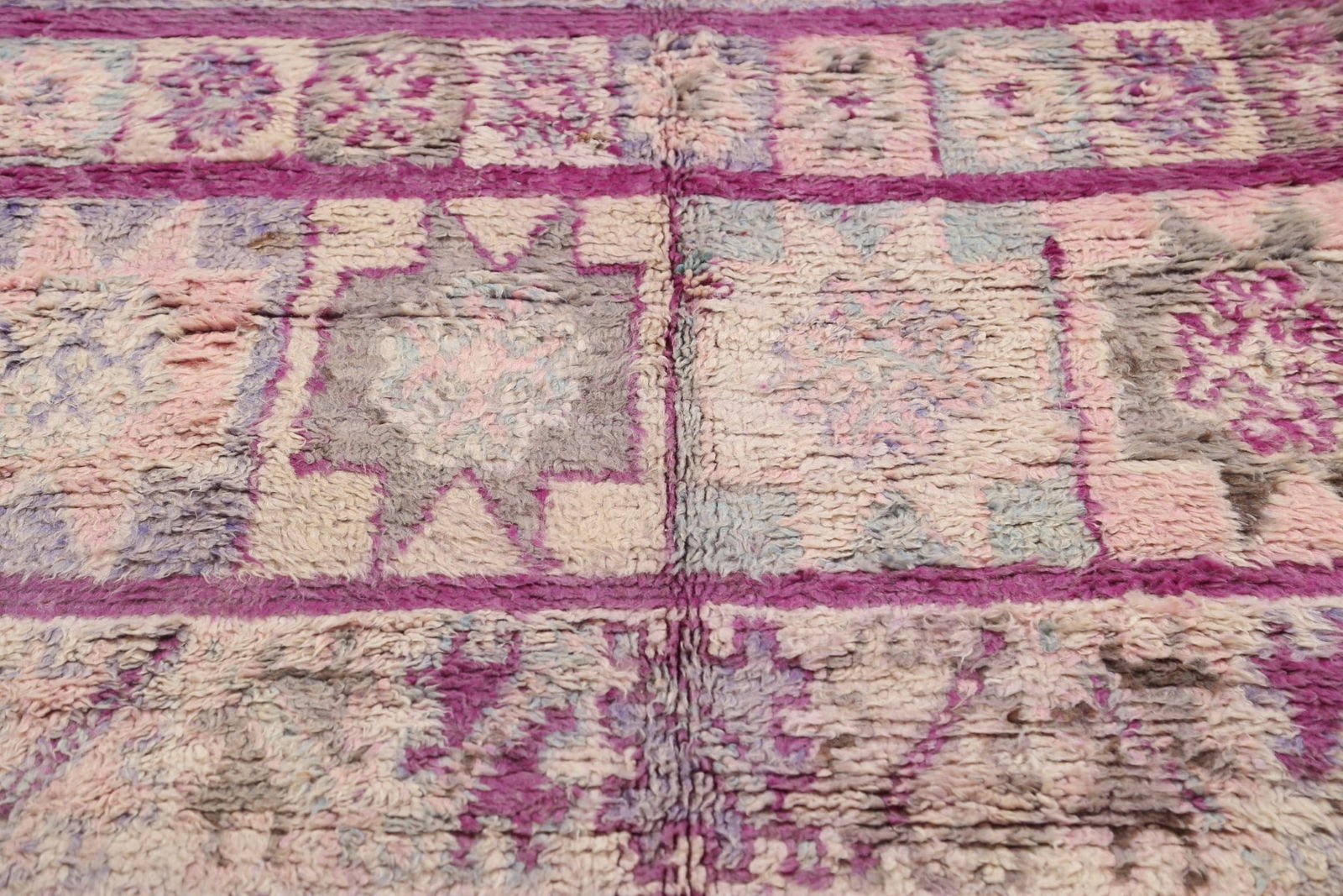 Antique Tribal Moroccan Oriental Area Rug 6x12 - 12