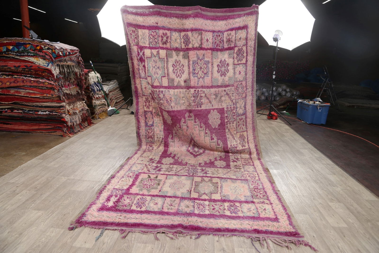 Antique Tribal Moroccan Oriental Area Rug 6x12 - 18