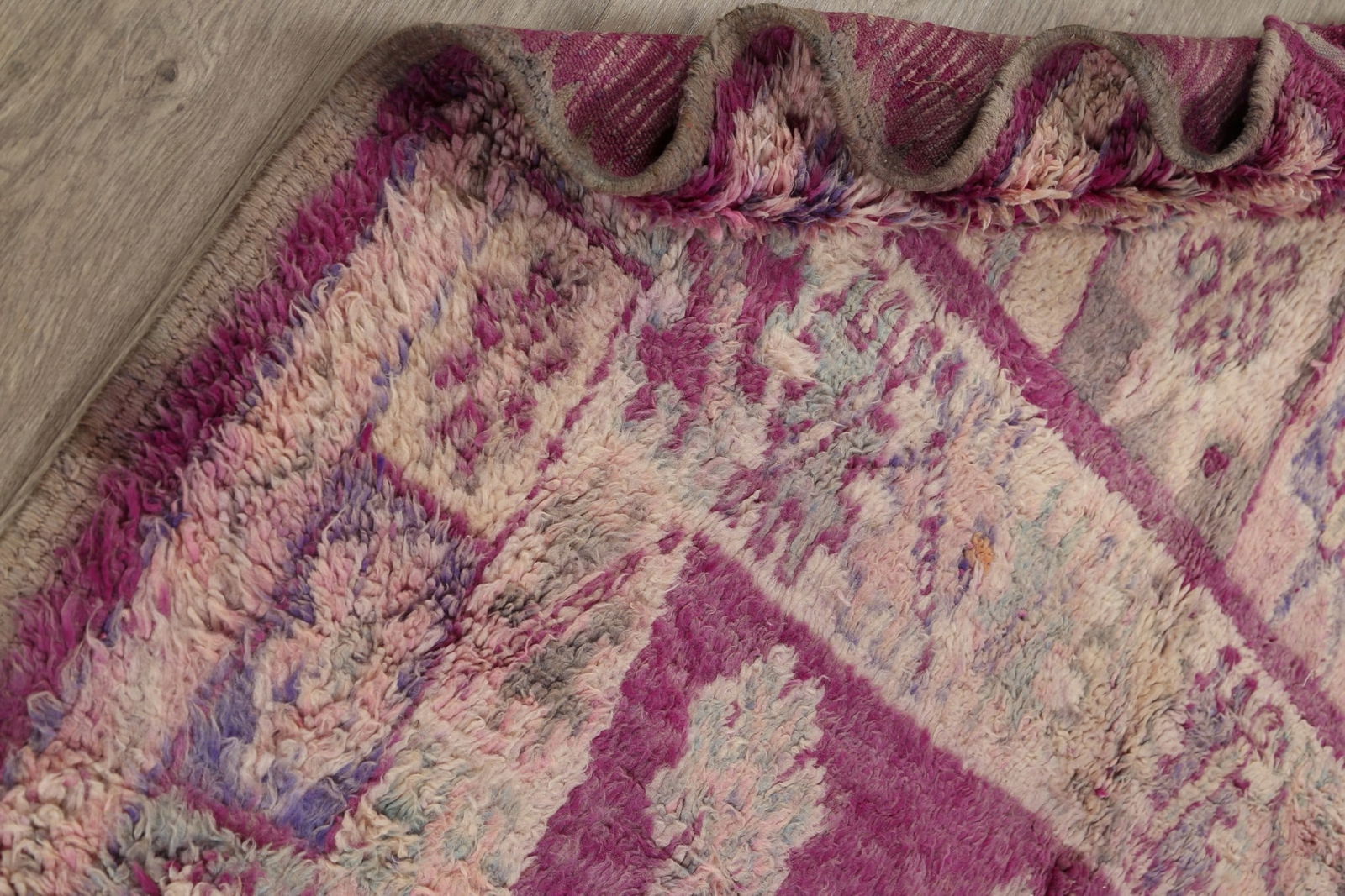 Antique Tribal Moroccan Oriental Area Rug 6x12 - 20