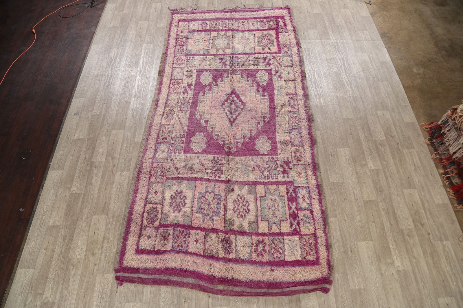 Antique Tribal Moroccan Oriental Area Rug 6x12 - 2